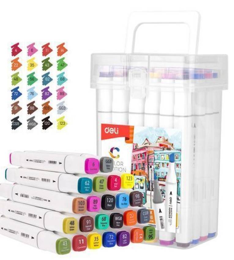 Marqueurs Touch Marker Couleurs vibrantes et séchage rapide pour un dessin et design professionnels